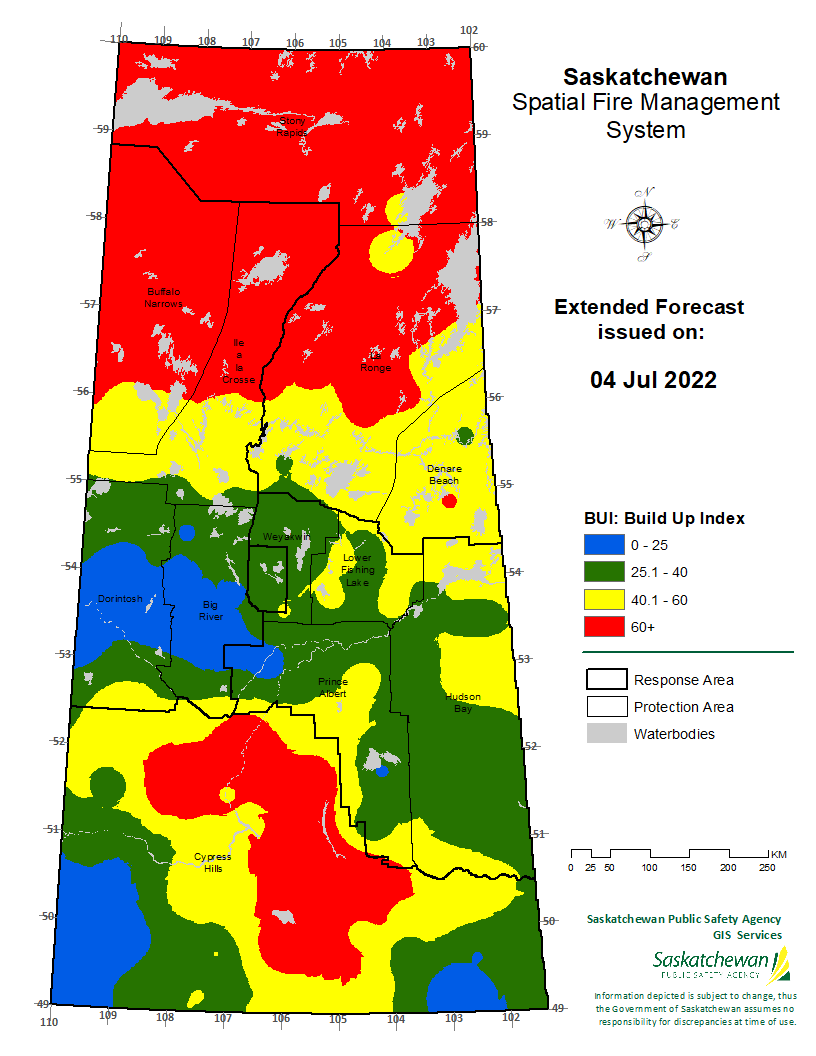 FWI EXTENDED FORECAST VALID FOR 20220706