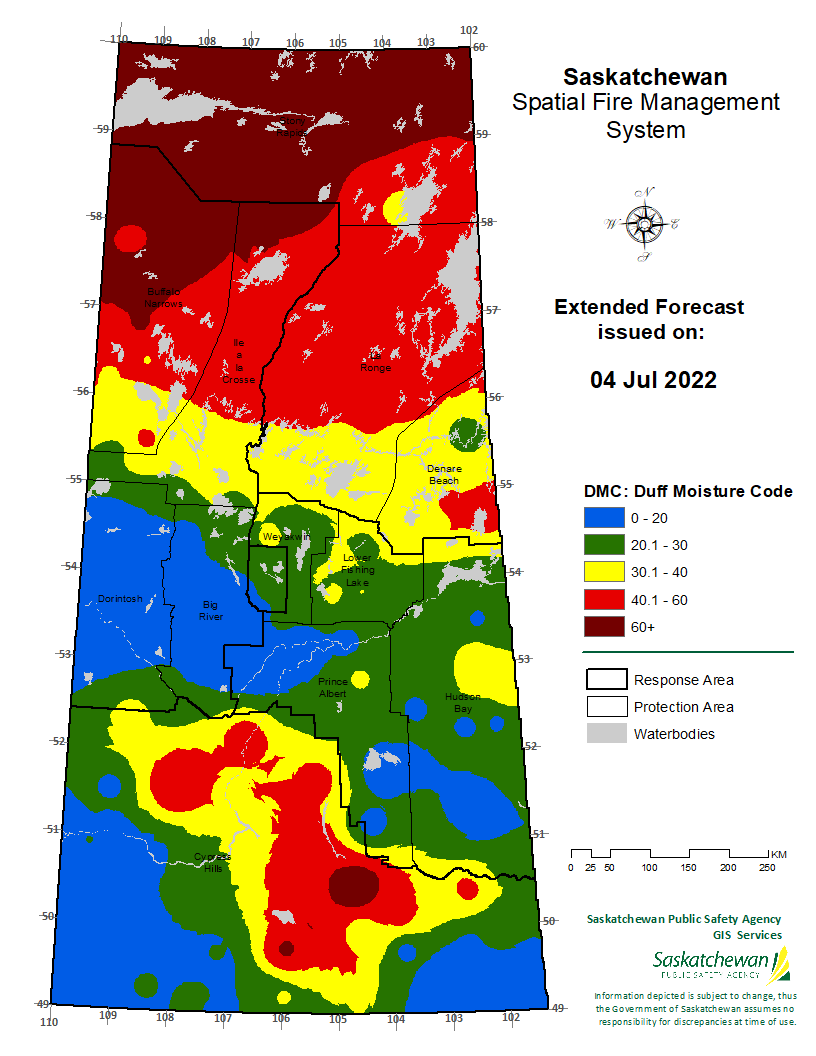 FWI EXTENDED FORECAST VALID FOR 20220706