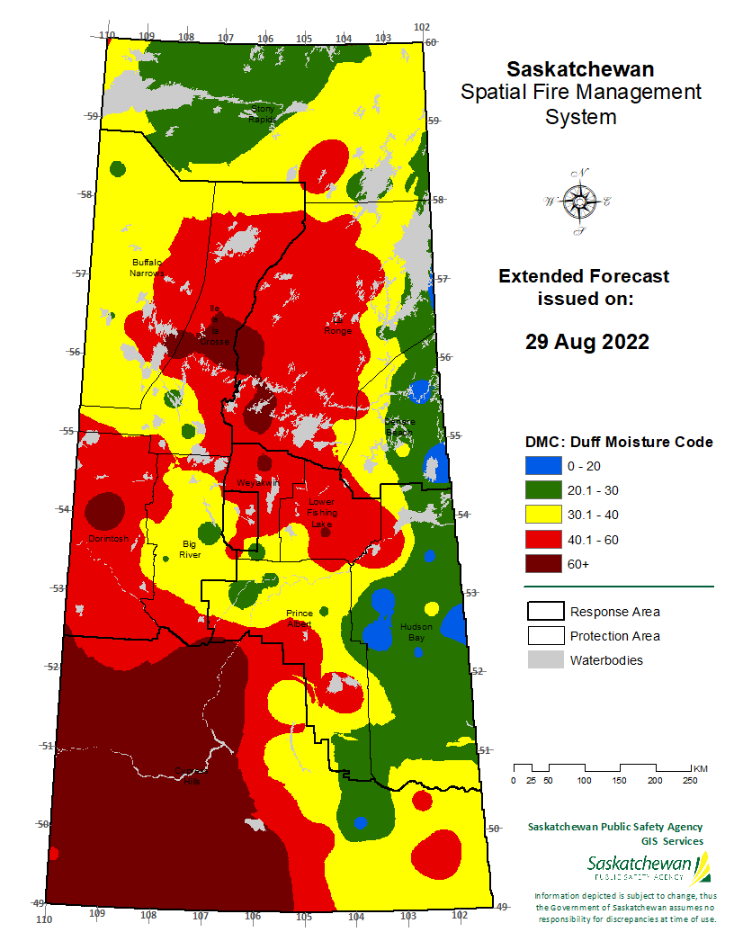 FWI EXTENDED FORECAST VALID FOR 20220831