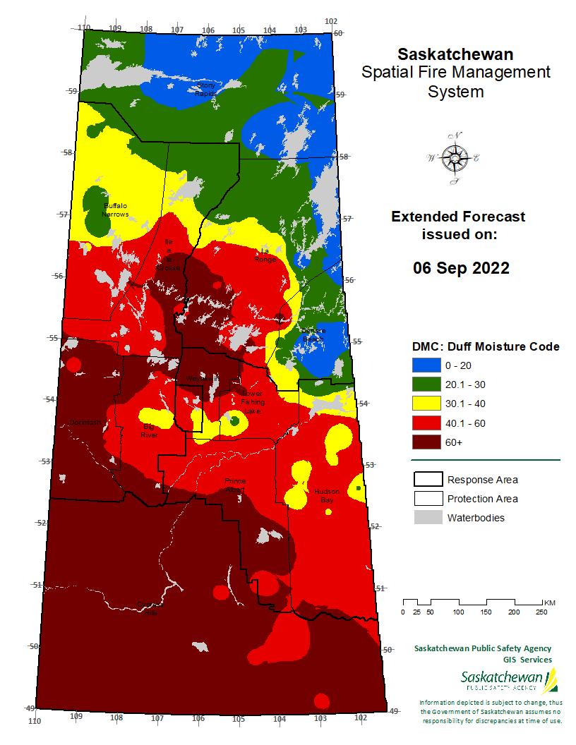 FWI EXTENDED FORECAST VALID FOR 20220908