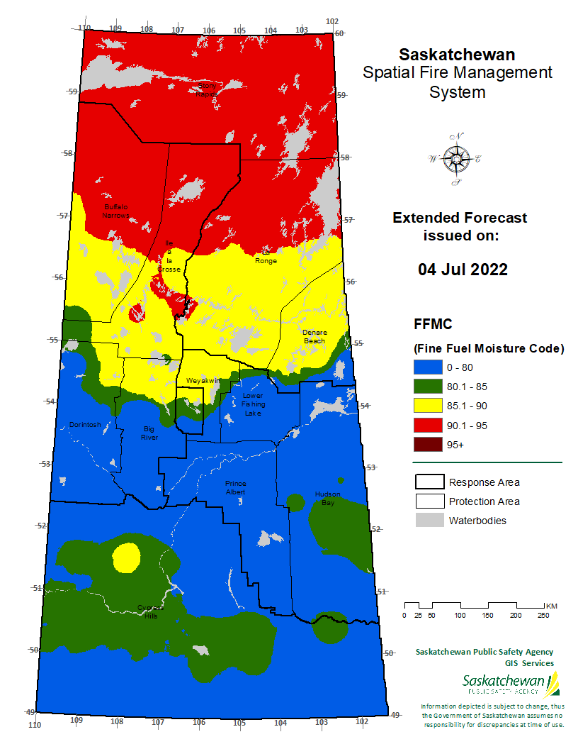 FWI EXTENDED FORECAST VALID FOR 20220706