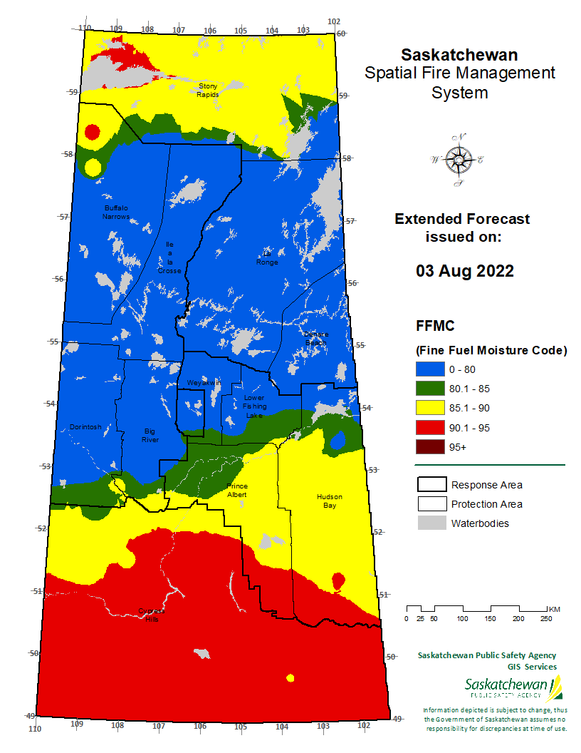 FWI EXTENDED FORECAST VALID FOR 20220805